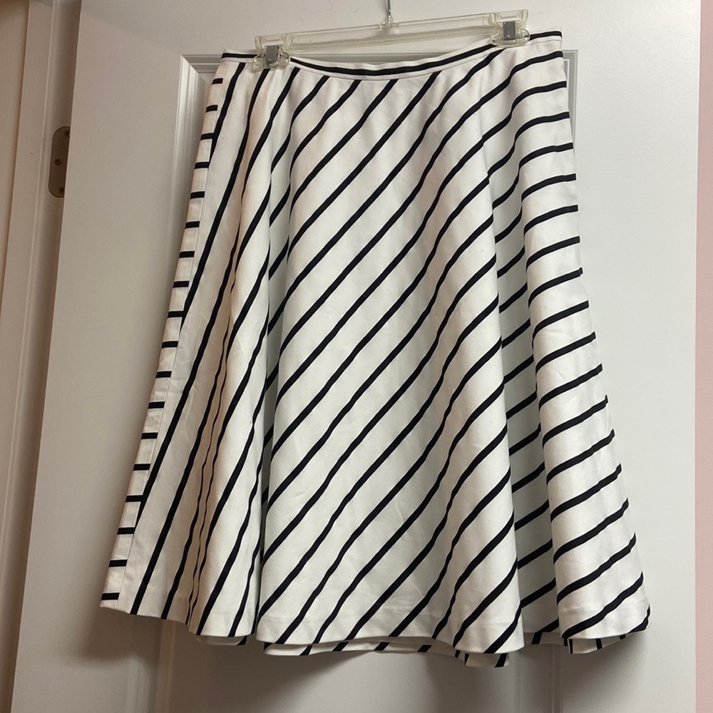 COPY - White And Black Striped Ralph Lauren Skirt